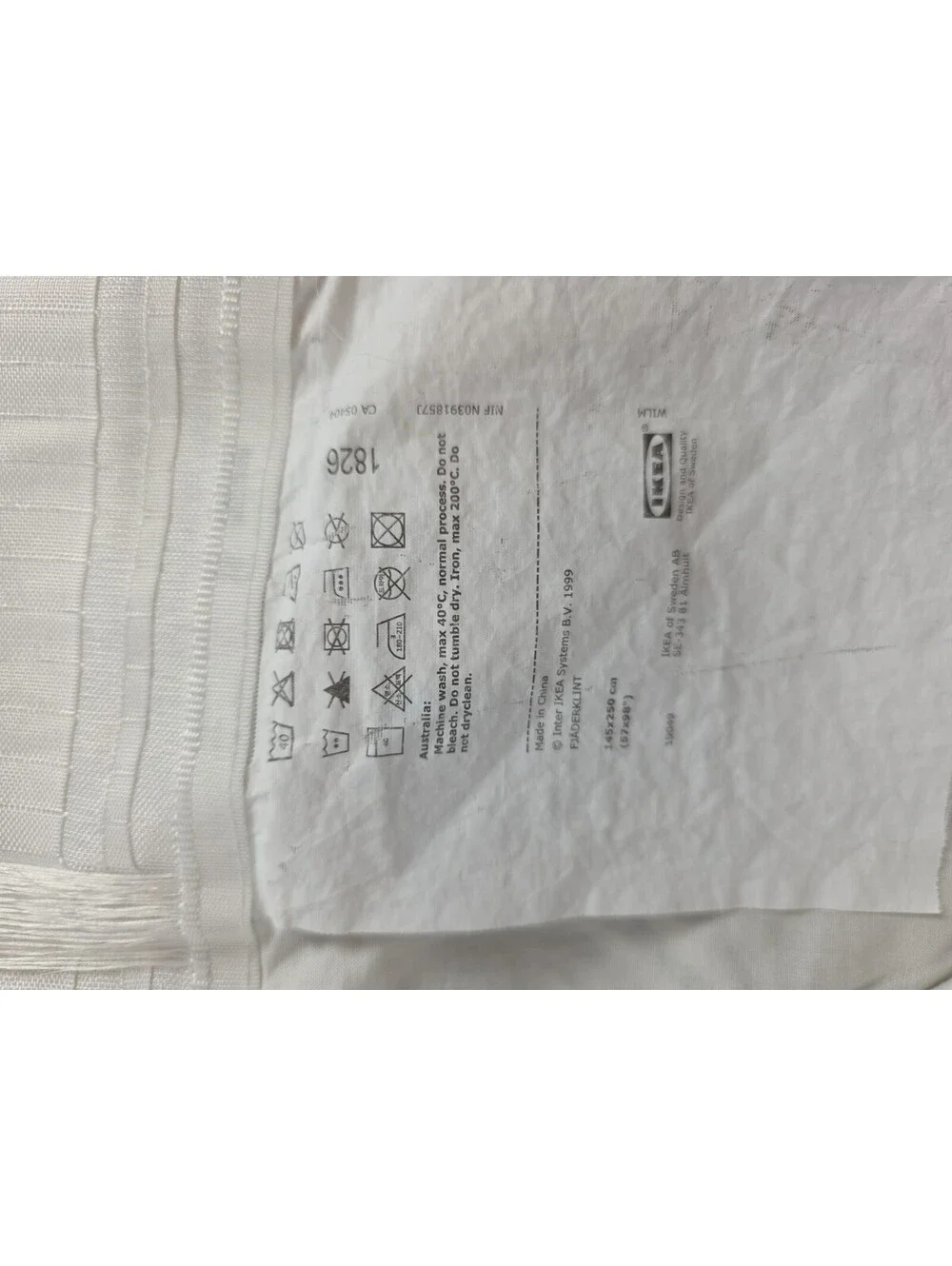 IKEA fjäderklint curtains